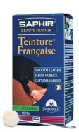 Краска Saphir для открытых типов кож Teinture Francaise 50 мл., Черная