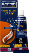 Крем для обуви Saphir Crème De Luxe 1789 50 мл, Черный