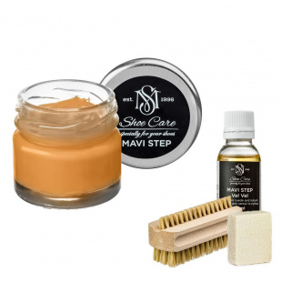 Набор для ухода за обувью из замши и нубука натуральный MAVI STEP Aurora Kit фото 55400