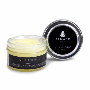 Гель для обуви из деликатных видов кожи Famaco Gel Cuir Antique, 50 мл фото 47358