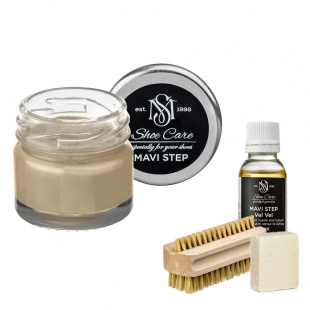 Набор для ухода за обувью из замши и нубука сосна  MAVI STEP Aurora Kit фото 55446