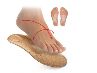 Ортопедические Стельки из Кожи Пекари MAVI STEP Relax Pekari (45-46) для Мужской Обуви фото 56907