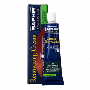 Жидкая кожа Saphir Creme Renovatrice 25 мл., Белая фото 42294