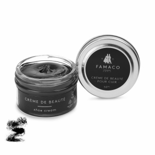 Крем для обуви черный Famaco Creme De Beaute, 50 мл фото 54122
