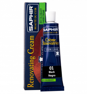 Жидкая кожа Saphir Creme Renovatrice 25 мл. Черная фото 44853