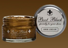 Крем-краска для обуви с эффектом металлик Boot Black Metallic Cream
